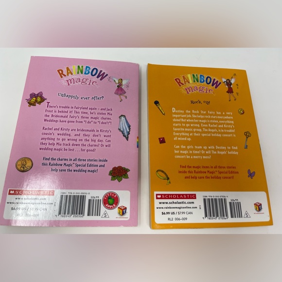 RAINBOW MAGIC FAIRIES: Two (2) Special Edition Paperback Books by Daisy Meadows - Picture 2 of 5